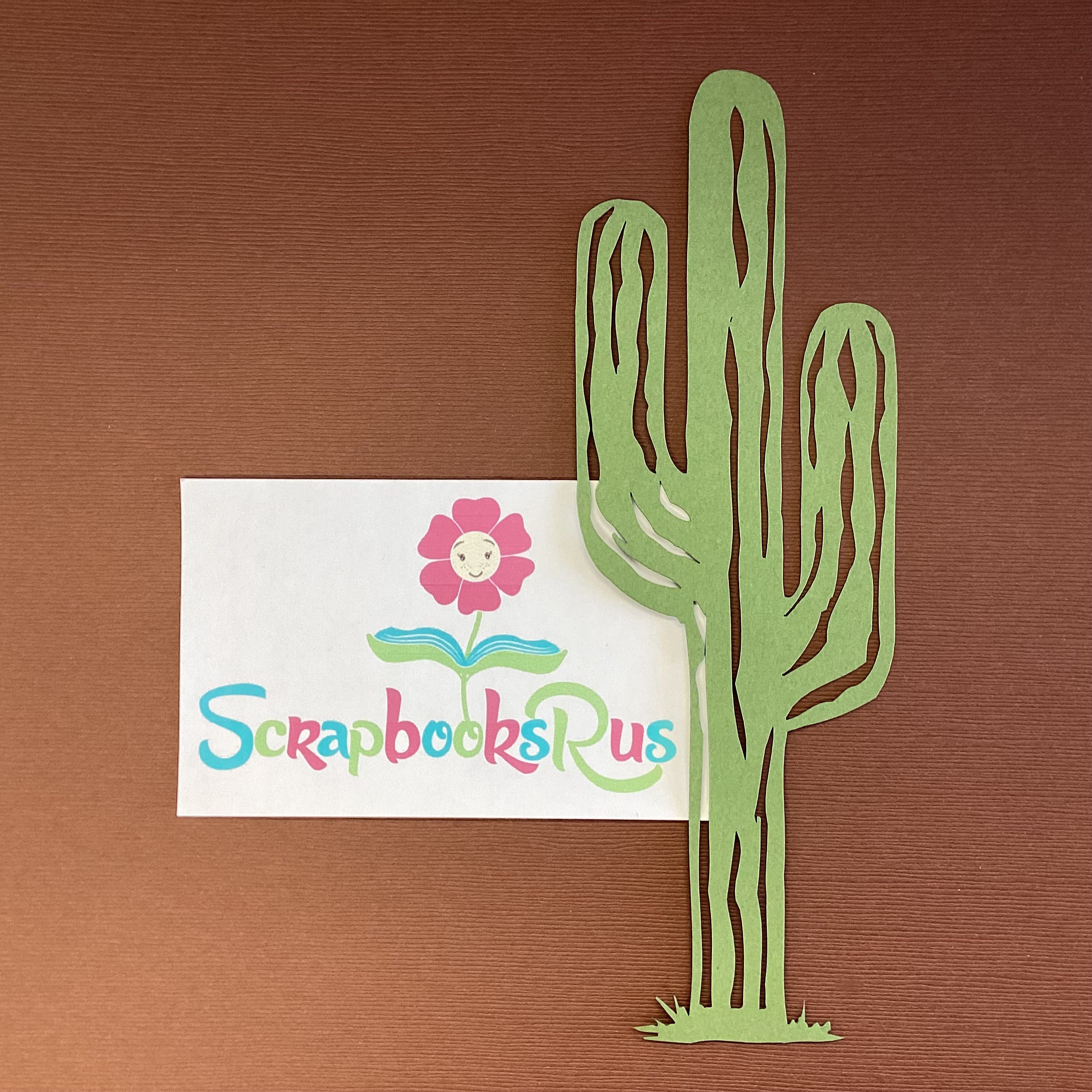 82DD2BE5-4658-4ADC-9327-CA447AE4AAD8.jpg Laser Cut SAGUARO CACTUS Green Desert Diecut - Image 1