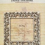 Birdie Primed Chipboard HEART VINE SQUARE FRAME 1pc