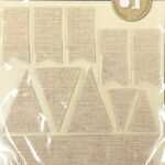 Little Yellow Bicycle Naturals FLAGS Burlap Stickers 15 pc