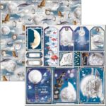 Ciao Bella Moon and Me FRAMES & TAGS 12x12 Paper