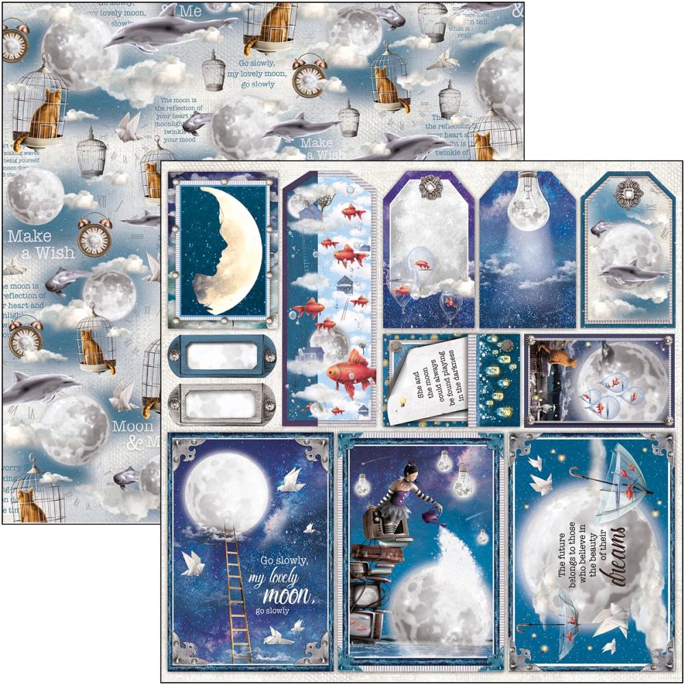 834CC081-E3D3-4C18-80E3-ADDEEC395EFD.jpg Ciao Bella Moon and Me FRAMES & TAGS 12x12 Paper - Image 1