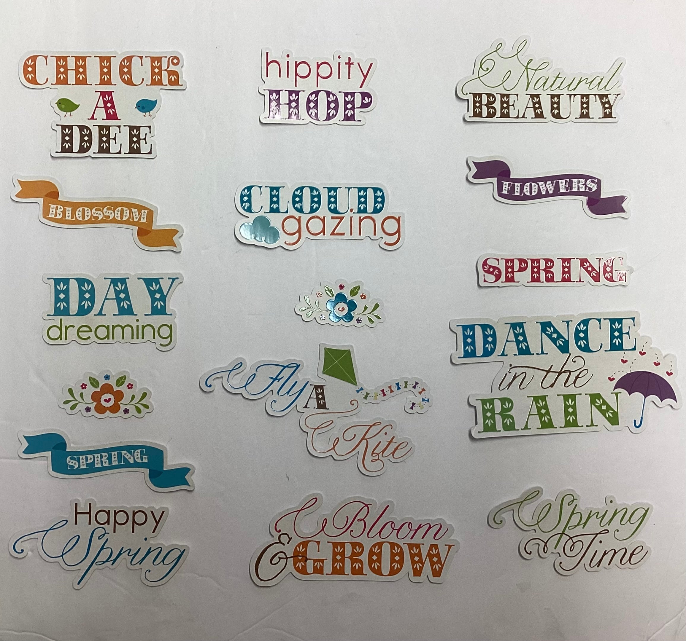 83ED292E-D822-4318-94A2-DC01D1D1EFA6.jpg Imaginisce SPRING HIPPITY DIECUTS Die Cuts 16pc - Image 1
