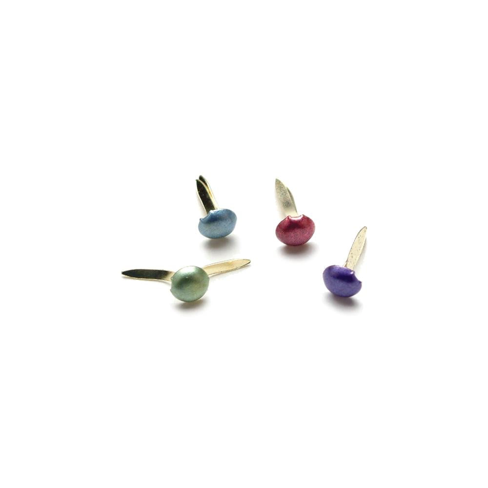 840723AB-FDD4-476B-84B8-1B5816D5B3A6.jpg Creative Impressions PEARL MINI ROUND Paper Fasteners 100pc Brads - Image 1