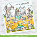 Lawn Fawn SILLY GOOSE SENTIMENT ADD-ON Clear Stamps 10pc - Image 4