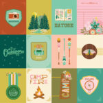 Simple Stories TRAIL MIX 3X4 ELEMENTS 12”X12” Scrapbook Paper - Image 3