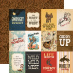 Carta Bella COWBOYS 12"X12" Scrapbook Paper - Image 5