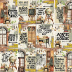 49 and Market Academia YOU DID IT 12"X12" Scrapbook Paper - Image 2