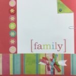 Premade Pages FAMILY 12"X12" Scrapbook Page
