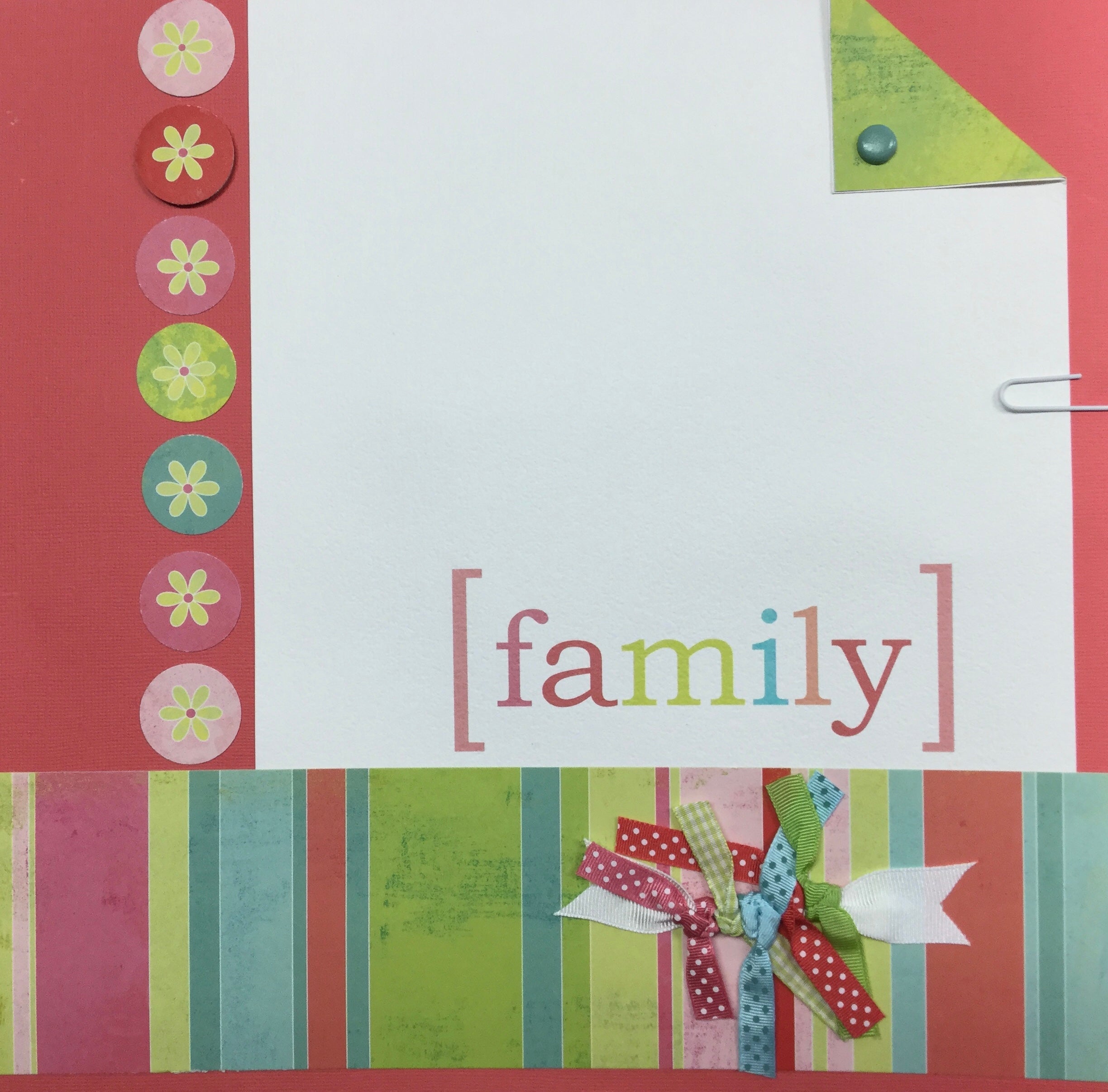 87E14FA0-72ED-4B72-A7C8-A5C38F32FC60.jpg Premade Pages FAMILY 12"X12" Scrapbook Page - Image 1