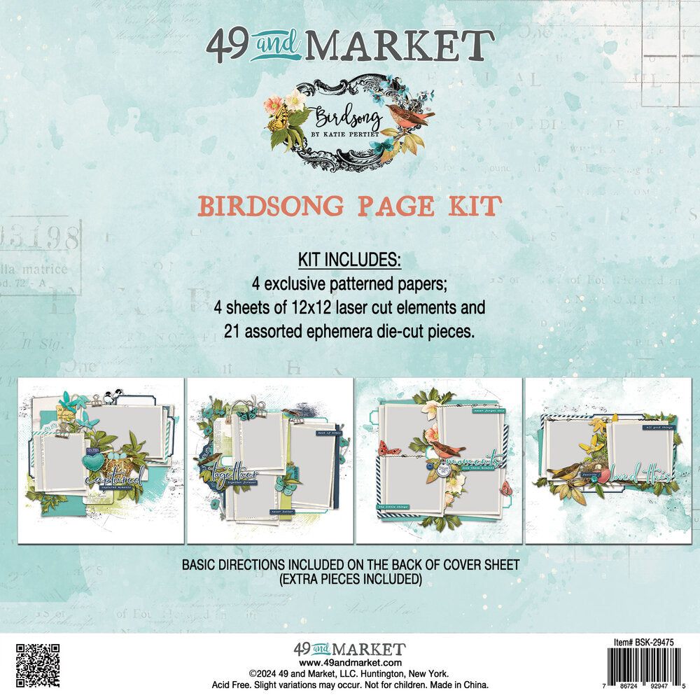 87E6AD84-45B7-4A72-A57B-33F4C657B986.jpg 49 and Market BIRDSONG Page Kit - Image 1