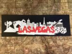 LAS VEGAS Word & Background Title Laser Cuts 1pc - Image 3