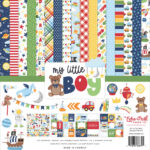 Echo Park MY LITTLE BOY Collection Kit 12”X12” 13pc