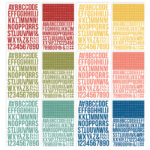 Simple Stories ColorVibe BOLD Alpha Sticker Book - Image 2