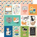 Simple Stories FUR BABY CAT 12”X12” Scrapbook Paper - Image 5