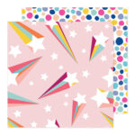 AC Damask Love LIFE’S A PARTY 12"X12" Scrapbook Paper - Image 2