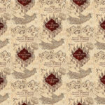 Paper House Harry Potter MARAUDER’S MAP 12X12 Scrapbook Sheet - Image 2