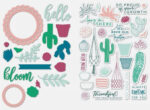 Diamond Press GREENERY Stamp & Die Set - Image 4