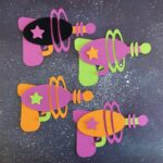 Alien SPACE LASER Gun 3D Die Cut Scrapbook Embellishment - Image 2