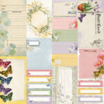 Simple Stories SIMPLE VINTAGE MEADOW FLOWERS Journal Elements 12”X12” Scrapbook Paper - Image 2