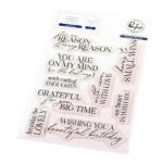 Pinkfresh Studio ON MY MIND Clear Stamp & Die Set 18pc - Image 2