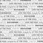 AT THE POOL PRIDE #2 12"X12" Scrapbook Paper - Image 2