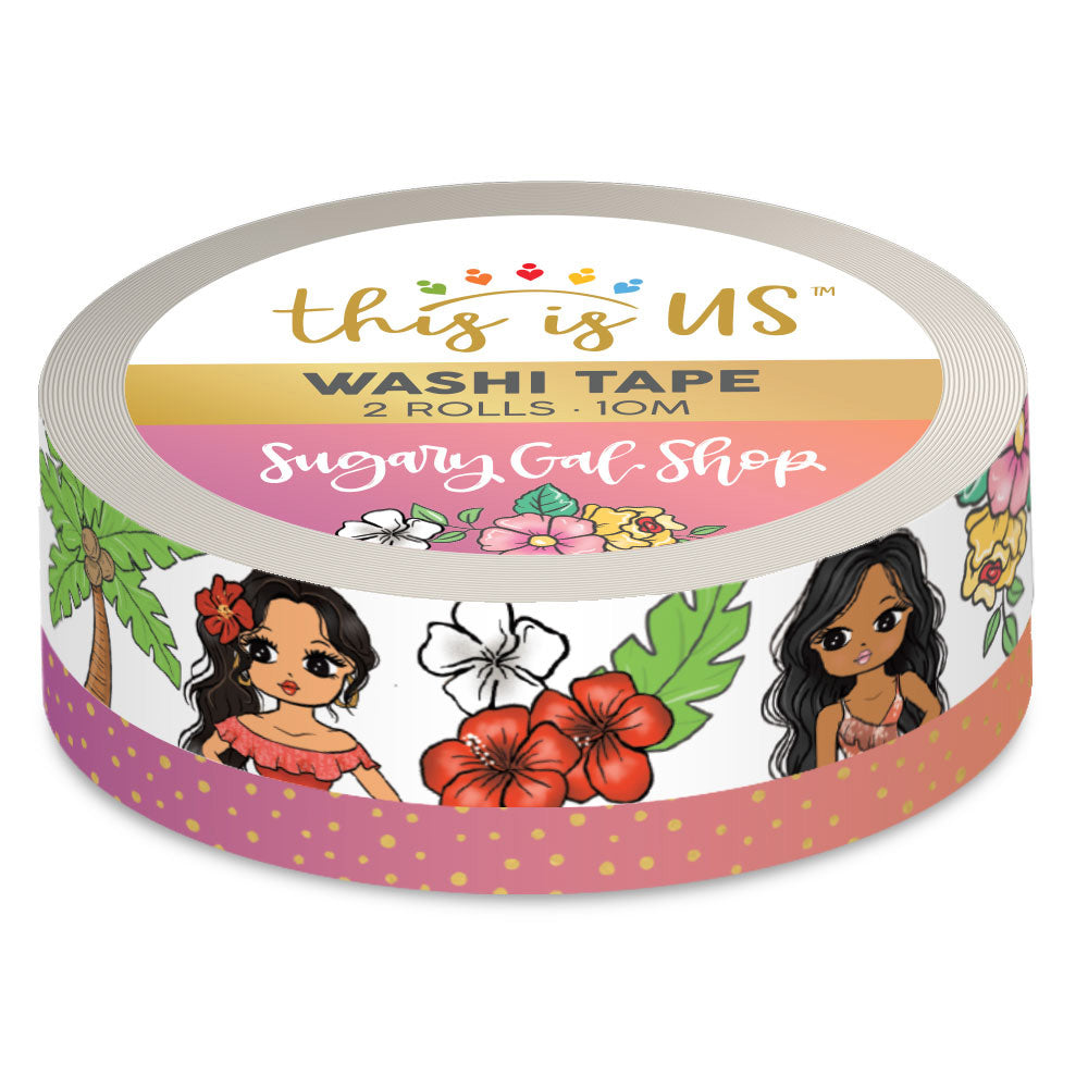 8A6190C7-7670-4CAA-B33A-D294CAD9D34F.jpg Paper House THIS IS US Washi Tape 2 Rolls - Image 1