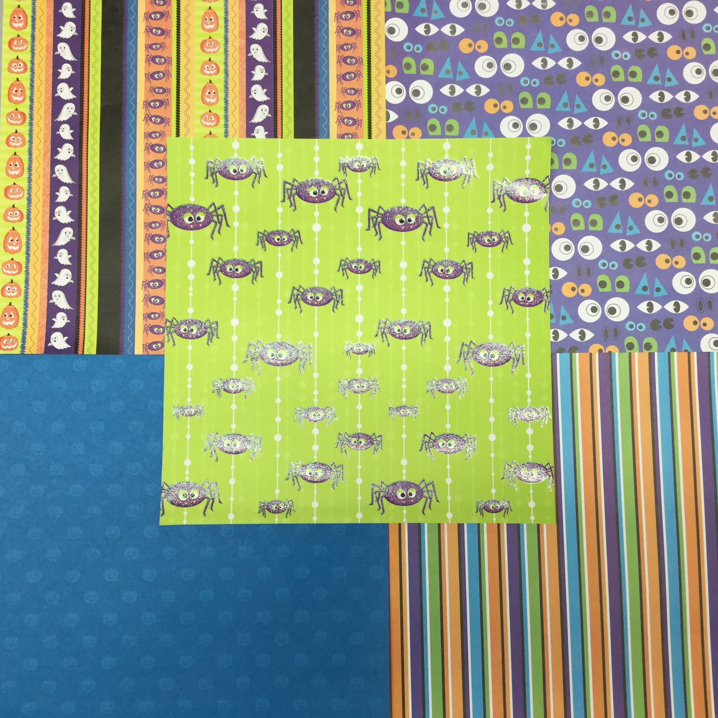 8A61A50D-5732-4095-A47A-B3F46C72BAE8.jpeg Sale HALLOWEEN Themed Lot 6pc Scrapbook Pack - Image 1