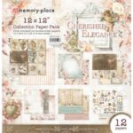Memory Place CHERISHED ELEGANCE 12X12 Collection Paper Pack - Image 8