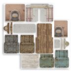 Stamperia Lady Vagabond Lifestyle MINIATURE DREAM ROOM 3D Paper Kit - Image 2