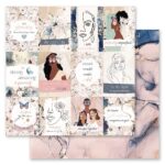 Prima Indigo Collection AUTHENTIC 12"X12" Scrapbook Paper