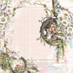 49 and Market The Looking Glass HIDDEN ARCHIVE 12X12 Scrapbook Paper - Image 2