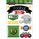 FOOTBALL LIFE Doo Dads Stickers 10pc