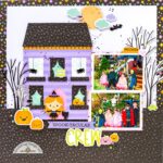 Doodlebug Sweet & Spooky MOONLIGHT MAGIC 12"X12 Scrapbook Paper - Image 2