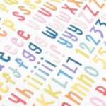 Thickers Shimelle Box Of Crayons CRAYON BOX Chipboard Letter Stickers - Image 3