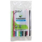 SureBonder MINI GLUE COLOR STIK 4"X.27" 12pc