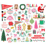 Simple Stories HARD CANDY CHRISTMAS Bits & Pieces 62pc - Image 2