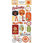 Carta Bella 6"X12" WELCOME AUTUMN Chipboard Phrases Stickers