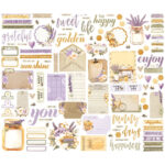 Simple Stories SIMPLE VINTAGE LAVENDER FIELDS Journal Bits 107pc - Image 2