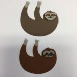 SLOTH Zoo Animal Die Cut Embellishment