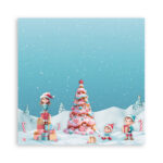 Stamperia CANDY CHRISTMAS 12"X12" Scrapbook Paper Sheet - Image 5