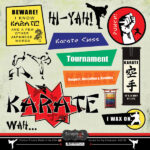 Scrapbook Customs KARATE GO BIG 12"X12" Scrapbook Kit 11pc - Image 3