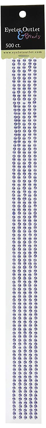 8E693964-6EFB-4C28-A51D-4383C4EF5D33.jpeg EyeLet Outlet PEARL STRIPS WHITE Self Adhesive 500 Pieces - Image 1