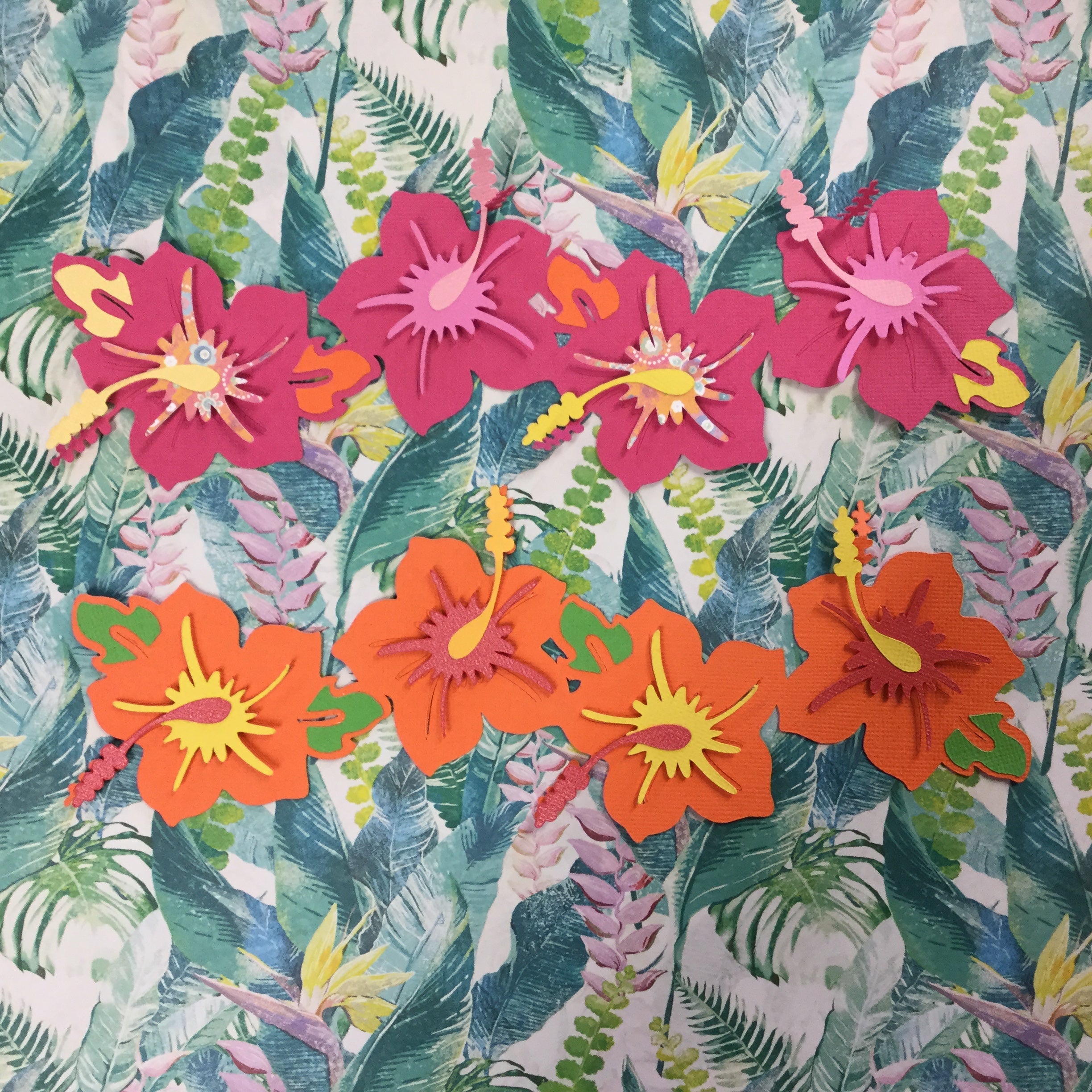 8EFAF7A0-7286-4DF8-8A37-9AEDEDB9B568.jpg HIBISCUS BORDER Die Cut Embellishment - Image 1
