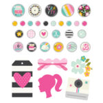 Simple Stories CRAFTY BABE Decorative Brads 32pc - Image 2