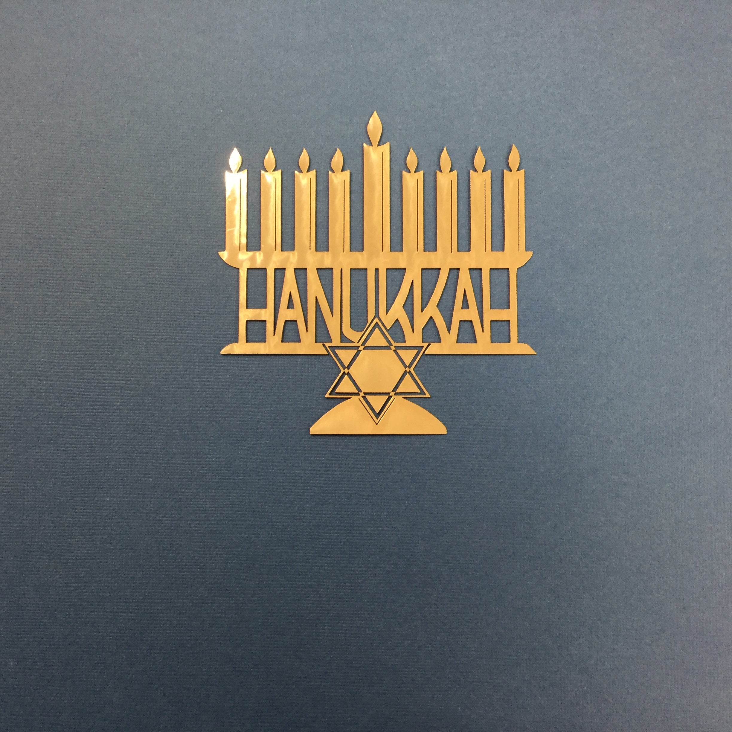 8FC07A65-88A6-48A9-ACBF-631839A7B3FF.jpg HANUKKAH Holiday Custom Scrapbook Die Cut - Image 1