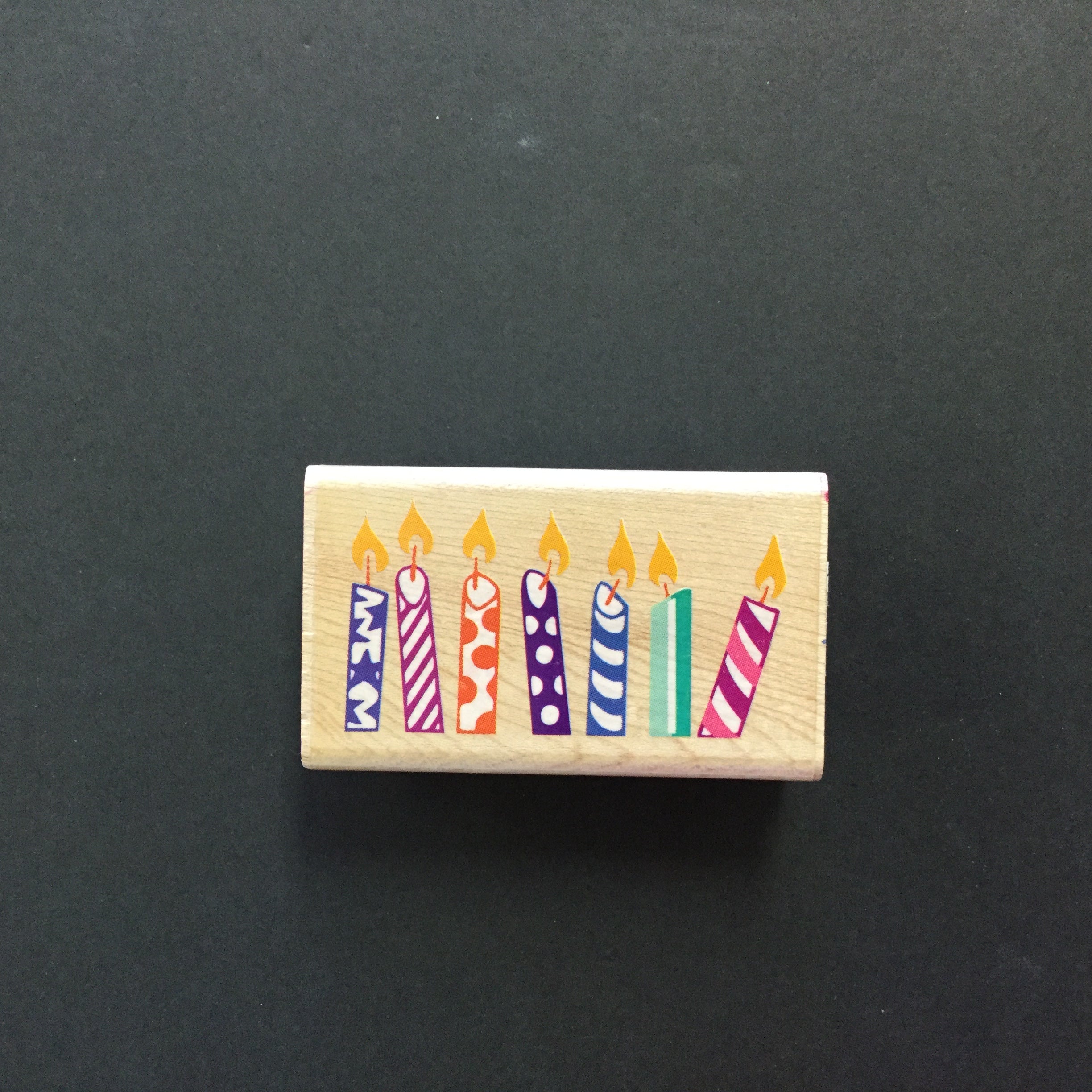 8FEEABEB-630B-4E3D-8916-66B9155578AE.jpg Rubber Stampede CANDLE CITY Rubber Stamp - Image 1