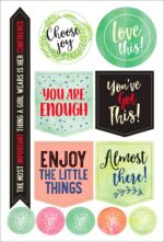 Peter Pauper Planner Stickers SHE BELIEVED SHE COULD Essentials - Image 5