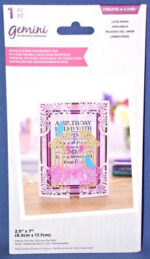 Gemini Create-A-Card LOVE BIRDS Metal Cutting Die 1pc - Image 2