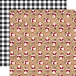 Echo Park Jingle All The Way KRIS KRINGLE 12”x12” Scrapbook Paper