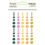 Simple Stories GOOD STUFF Enamel Dots 60pc